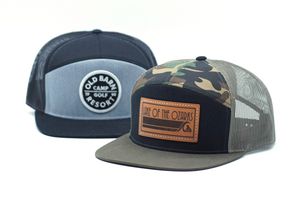 Richardson 168 7-Panel Flatbill Trucker Hat with Patch of Choice