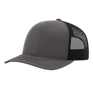Charcoal Gray/Black Blank Angled View