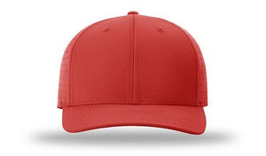 Red Blank Front View