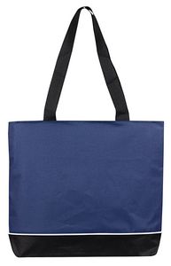 Zipper Shoulder Tote Bag