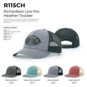 Richardson 115 Low Pro Heather Trucker