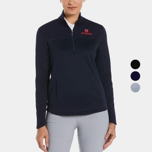 Callaway® Ottoman Women's 1/4-Zip Fleece Pullover with Custom Logo