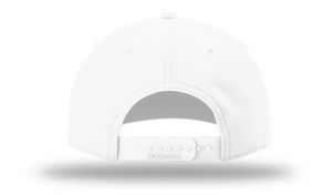 White/Black Blank Back View