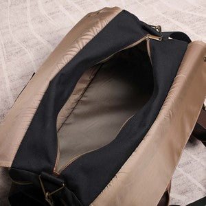 Danville Leather & Canvas Duffel Bag