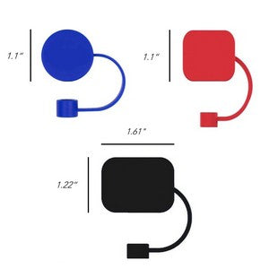 Silicone Straw Topper Cover