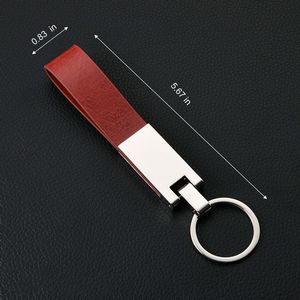 Custom Alloy Keychains with PU Loop