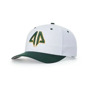White/Dark Green