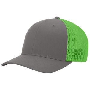 Charcoal & Neon Green