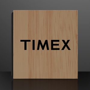 Blue LED Cube Alarm Clock with USB - PRINTED