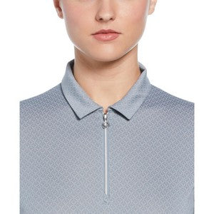 Callaway® All Over Stitched Moisture Wicking Women's Chev Polo Shirt with Custom Logo