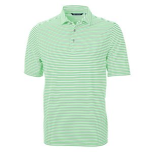 Cutter & Buck Virtue Eco Pique Stripe Recycled Mens Polo