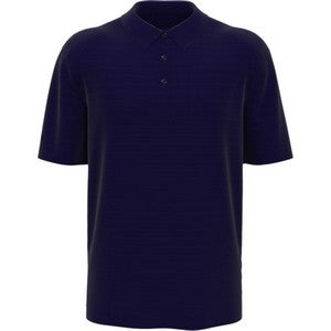 Callaway® Eco Horizontal Textured UPF 50+ Men's Golf Polo Shirt with Custom Logo