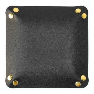 Faux Leather Catchall Tray