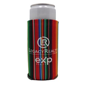 Slim Cooler Pocket Can Coolie Full Color 3 Sided Imprinted Beverage Insulator