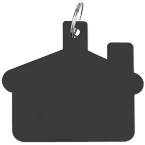 House Shaped Aluminum Key Holder & Dog Tag
