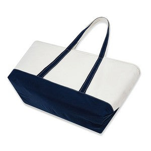 Natural/Navy Blue Flat View