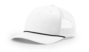 White/Black Blank Angled View