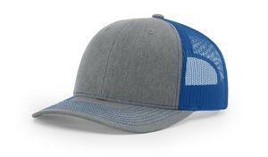 Heather Grey / Royal Blue