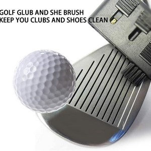 Golf Club Brush & Groove Cleaner Keychain