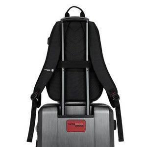 SwissDigital® ARBON RFID Travel Business Backpack
