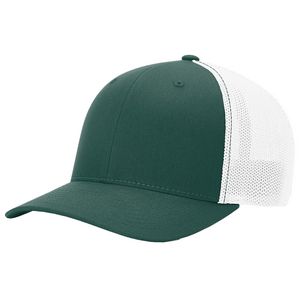 Dark Green & White