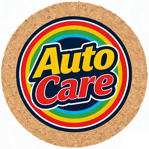 4" Round Cork Coaster