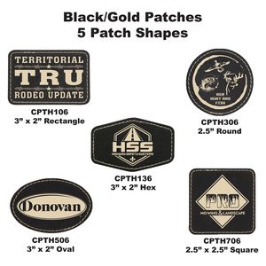 Black/Gold Patches