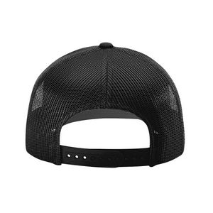 Black Blank Back View