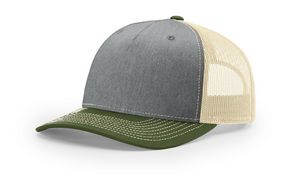 Heather Grey Birch Army Olive Green