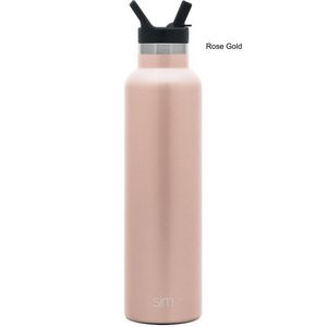 24 oz Simple Modern® Stainless Steel Insulated Ascent Water Bottle w/ Straw Lid