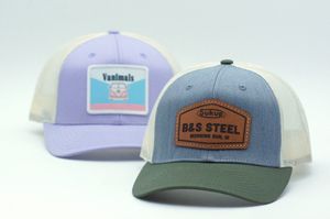 Richardson 115 Low-Profile Structured Trucker Hat with Patch of Choice
