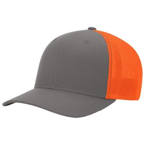 Charcoal & Neon Orange