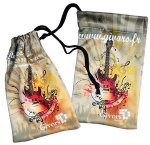 Full Color Sublimated Micro Fiber Sunglass Pouch