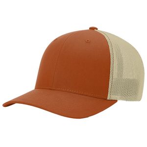 Dark Orange & Khaki