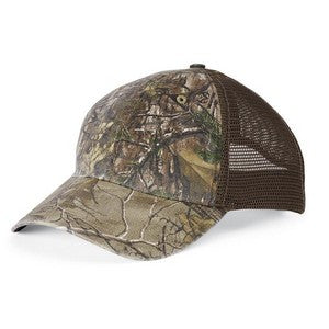 Richardson 111P Camo Washed Trucker Cap