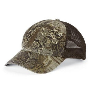 Richardson 111P Camo Washed Trucker Cap