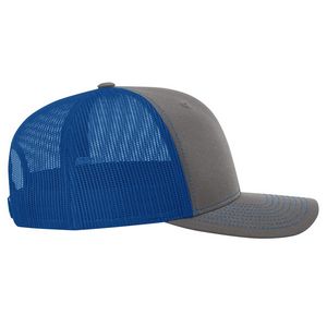Charcoal Gray/Royal Blue Blank Side View