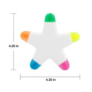 Function novelty star shaped highlight pen markers 1