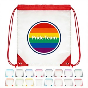 Clear Drawstring Backpack (12"x12")