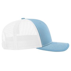 Columbia Blue/White Blank Side View