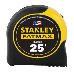 25' Stanley Tools® USA-Made FatMax® Classic Tape Measure