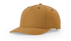Richardson 336 Burnside Structured 5-Panel Brushed Cotton Canvas Hat with Patch of Choice