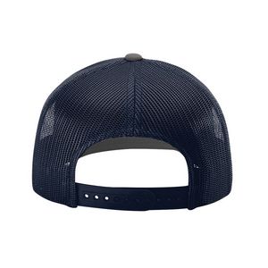 Charcoal Gray/Navy Blue Blank Back View
