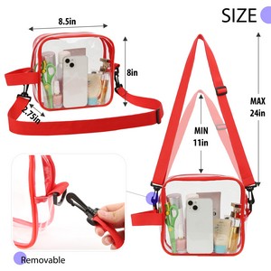 Clear PVC Crossbody Sports Pack