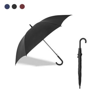 Straight Double-Bone Long Handle Hook Umbrella