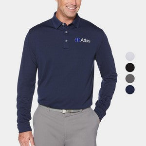 Callaway® Core Performance Men's Long Sleeve Polo Shirt