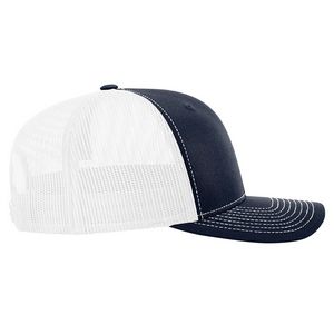 Navy Blue/White Blank Side View