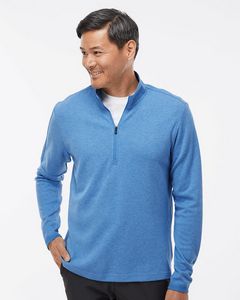 Adidas® 3-Stripes Quarter Zip Sweater