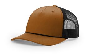 Caramel Brown/Black Blank Angled View