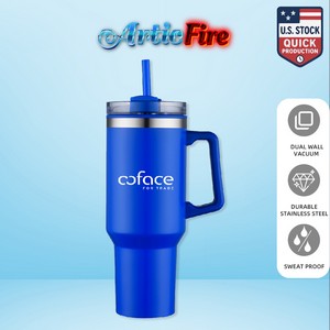 ArticFire 40oz Insulated Travel Tumbler with Straw